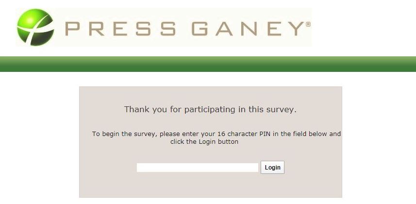 press ganey survey