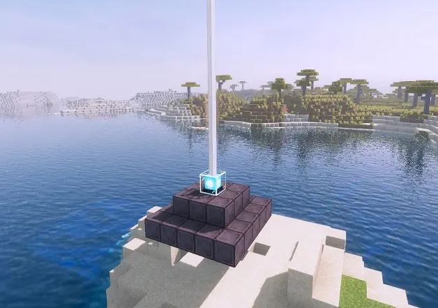 Beacon Pyramid in Minecraft