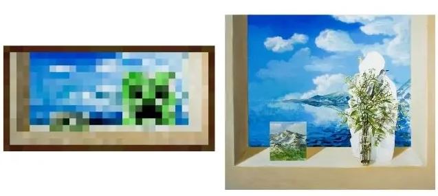 Beautiful Paintings in Minecraft