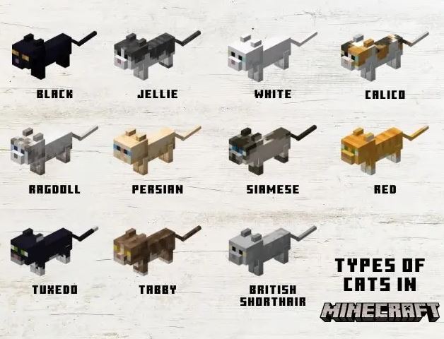 Breed Cats in Minecraft