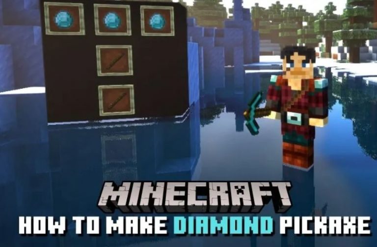 Diamond Pickaxe in Minecraft