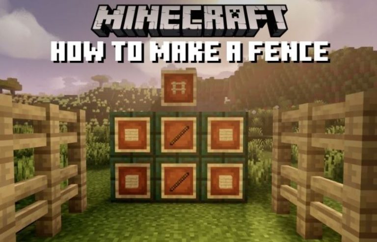 Fence in Minecraft