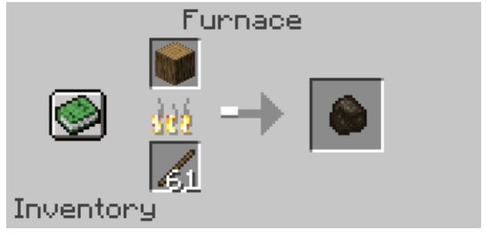 Charcoal Minecraft Recipe