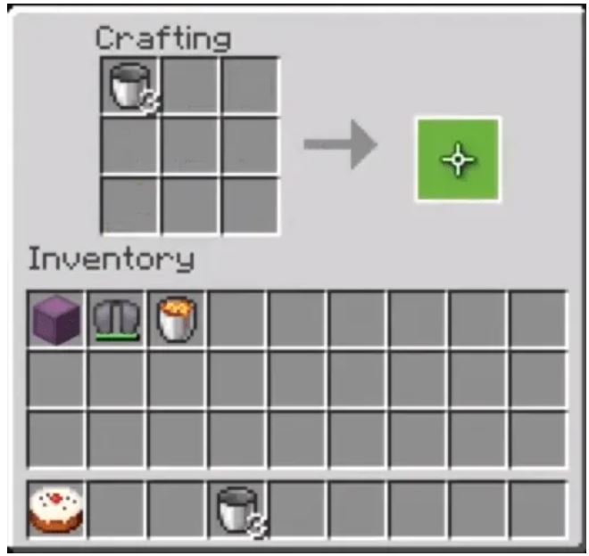 Move The Cake To Your Inventory