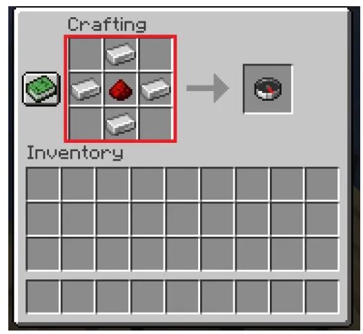 Recovery Compass in Minecraft