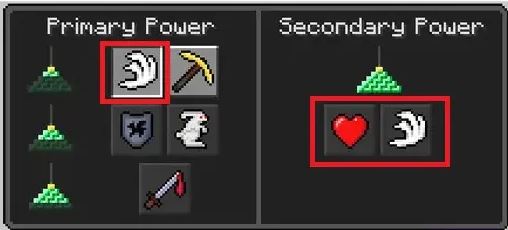 Selected Powers in Minecraft