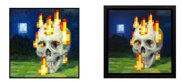 Skull on Fire minecraft