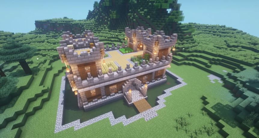Survival Castle with Moat