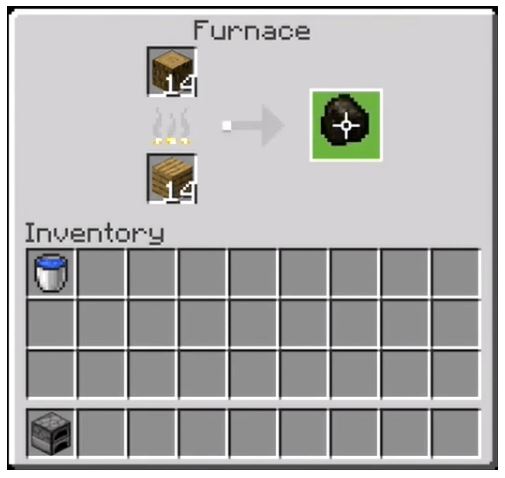 charcoal in minecraft