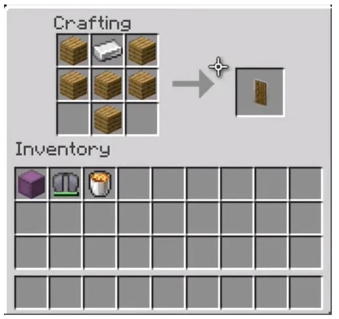 how to make a shield in minecraft