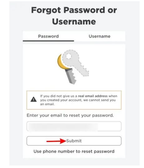 Roblox Login Password