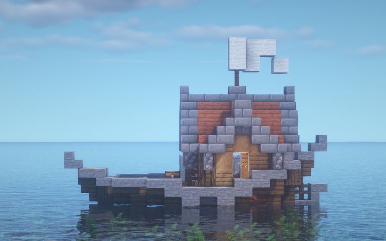 Cottagecore Minecraft House ideas Boathouse
