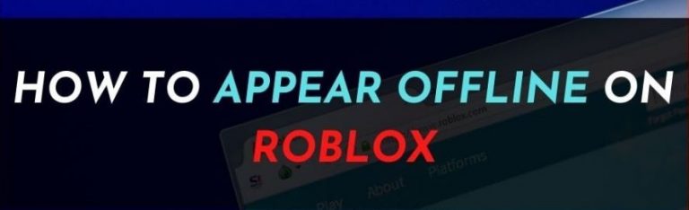 appear offline roblox