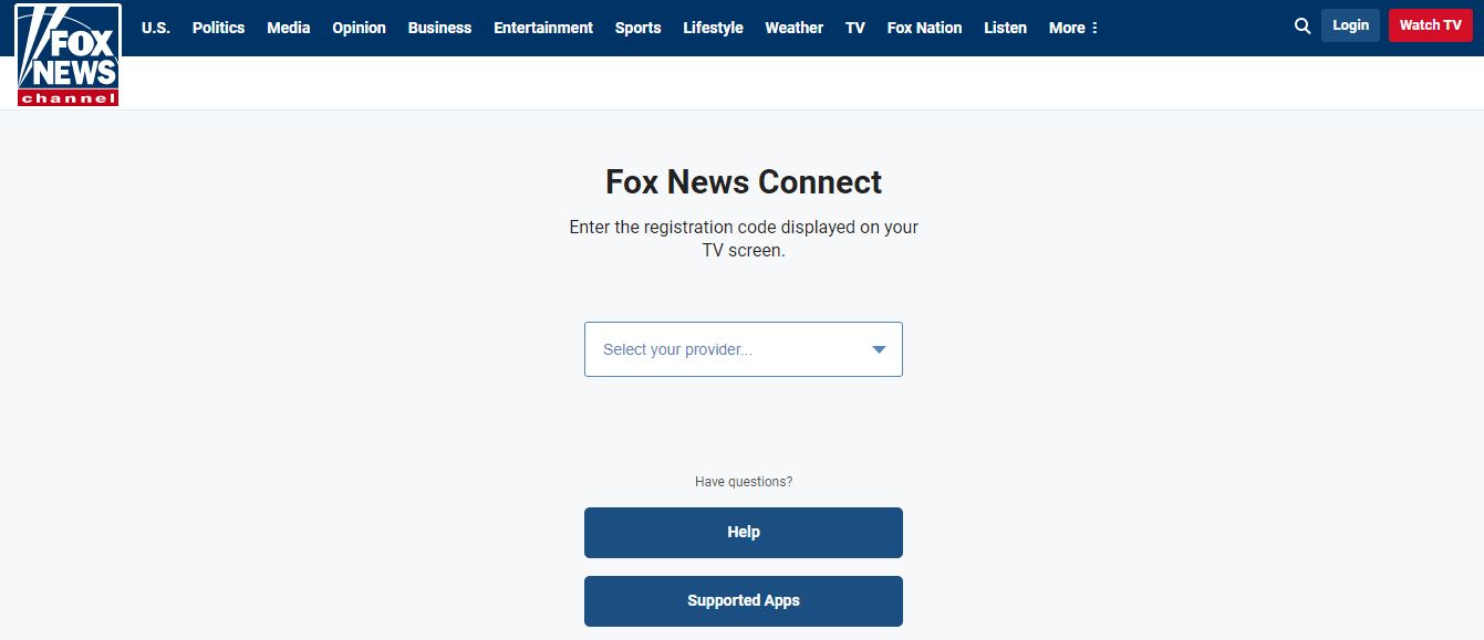  Fox News Registration Code