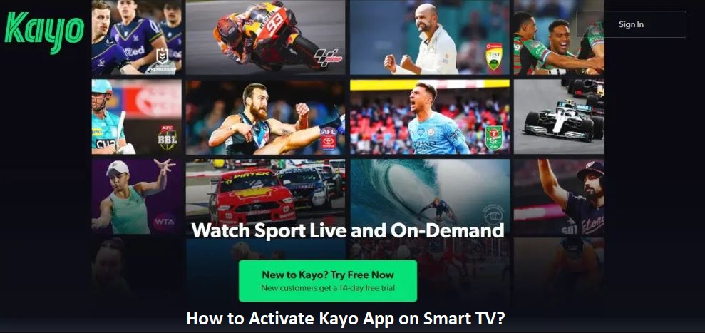 How to Activate Kayo App on Smart TV