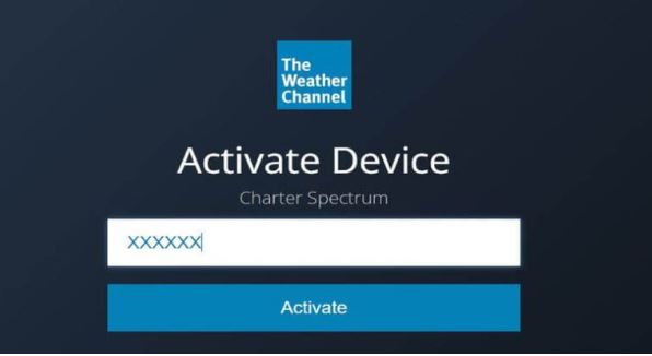 Where to Enter Weather Channel Activate Code